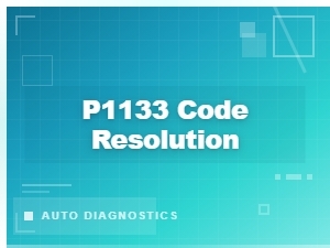 How to Fix P1133 Code