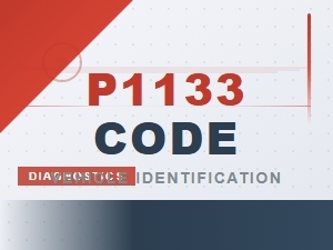 P1133 Code Vehicle Identification Tips